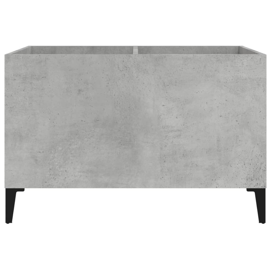 betonszürke szerelt fa hanglemezszekrény 74,5x38x48 cm