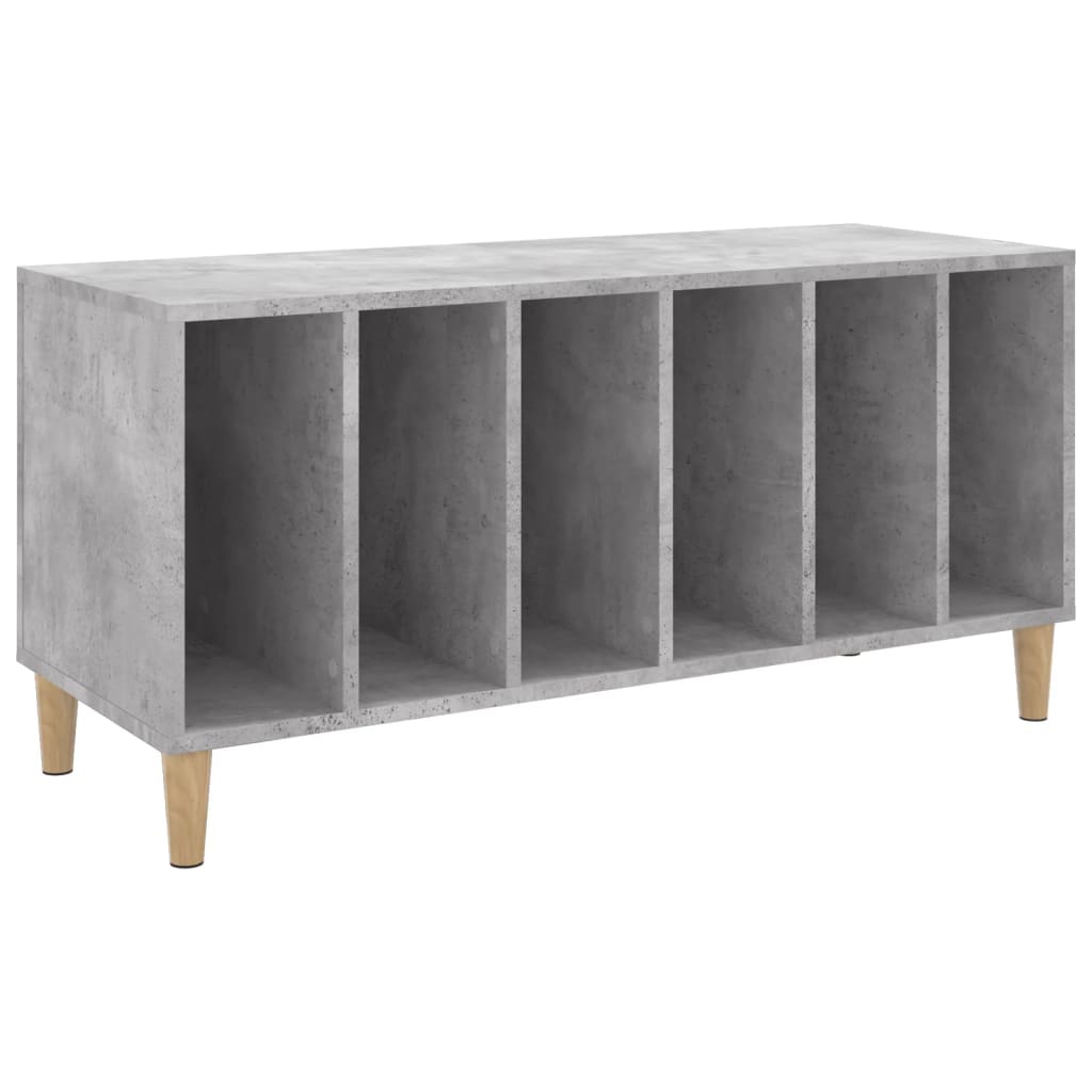 betonszürke szerelt fa hanglemezszekrény 100 x 38 x 48 cm
