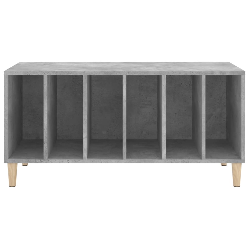 betonszürke szerelt fa hanglemezszekrény 100 x 38 x 48 cm