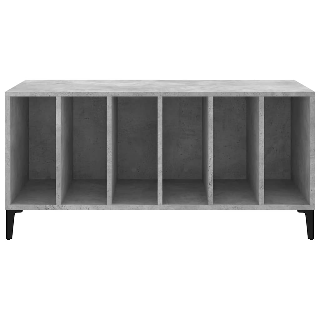 betonszürke szerelt fa hanglemezszekrény 100 x 38 x 48 cm