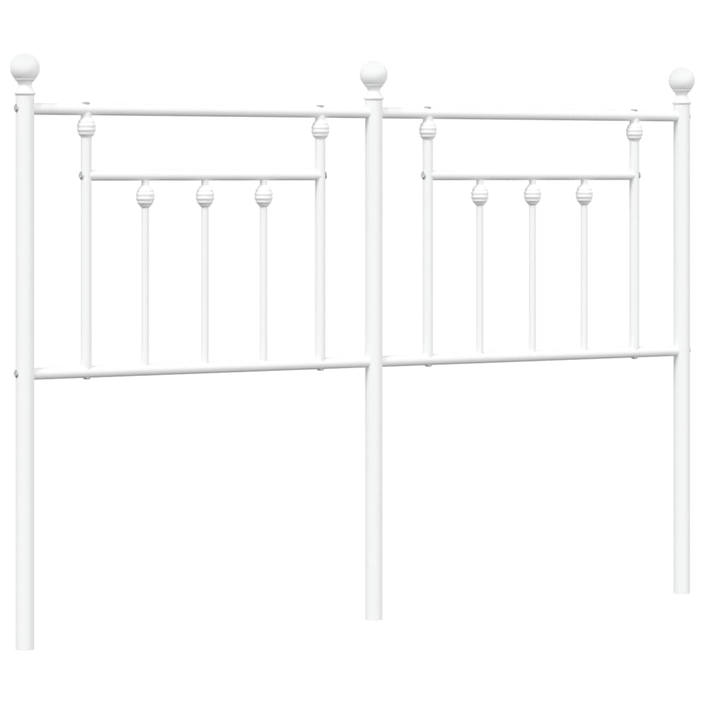fehér fém csere fejtámla 140 cm