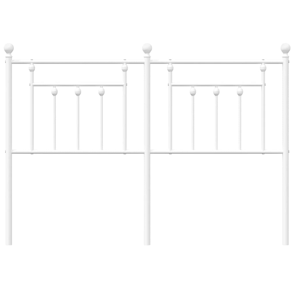 fehér fém csere fejtámla 140 cm