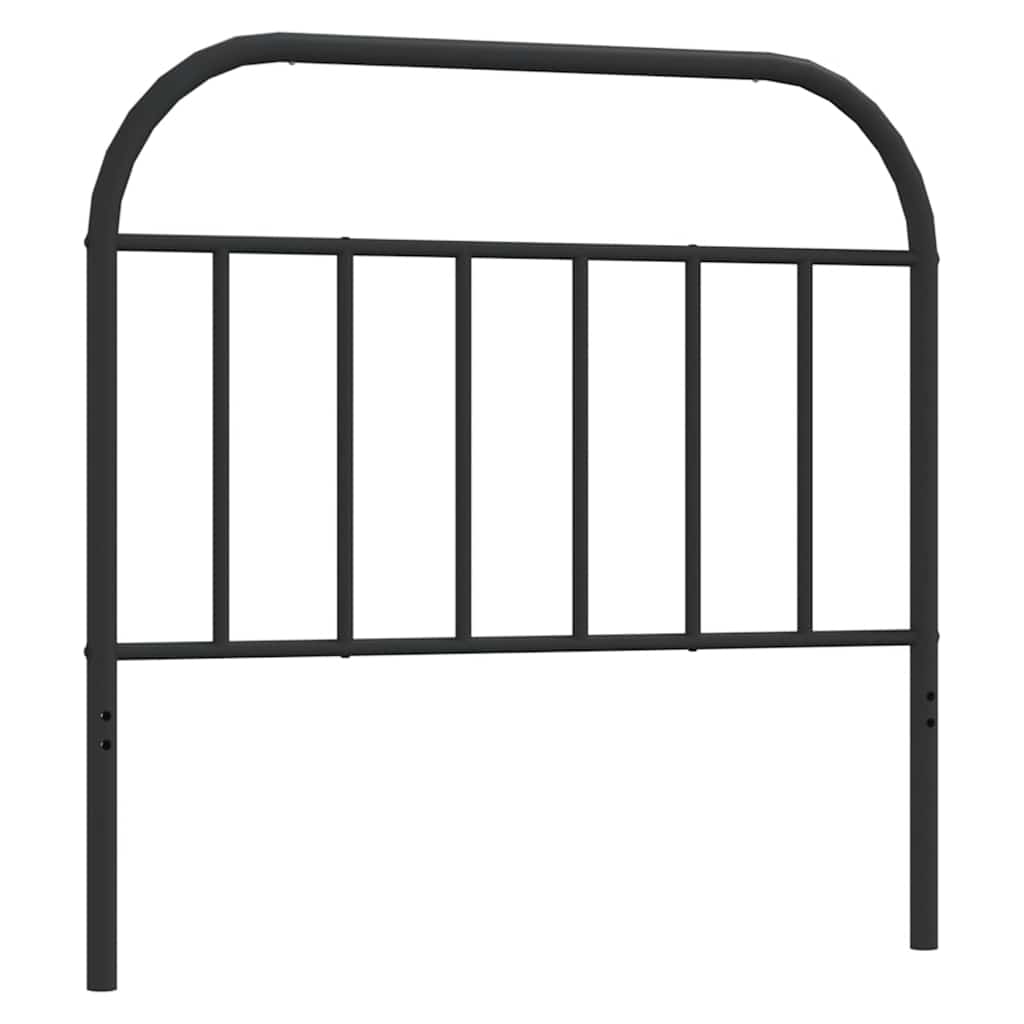 fekete fém csere fejtámla 100 cm