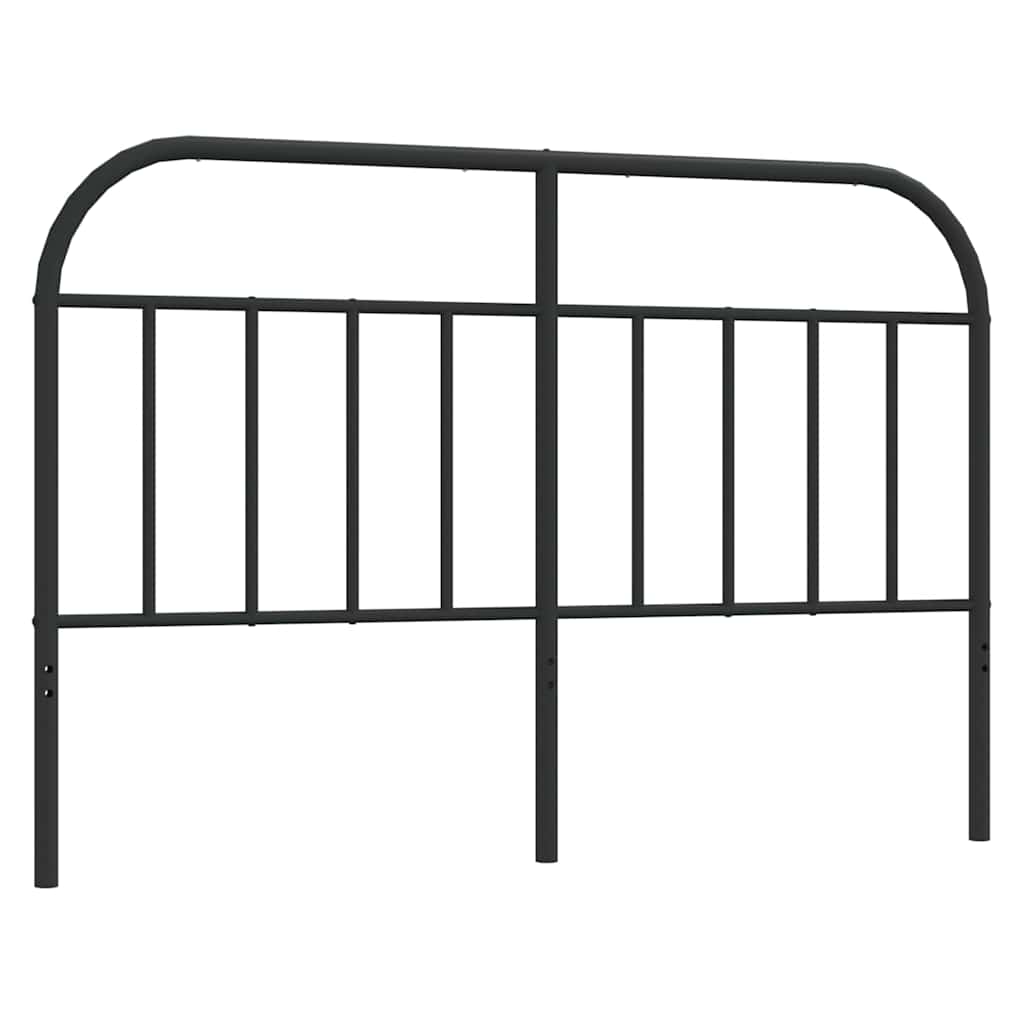 fekete fém csere fejtámla 150 cm