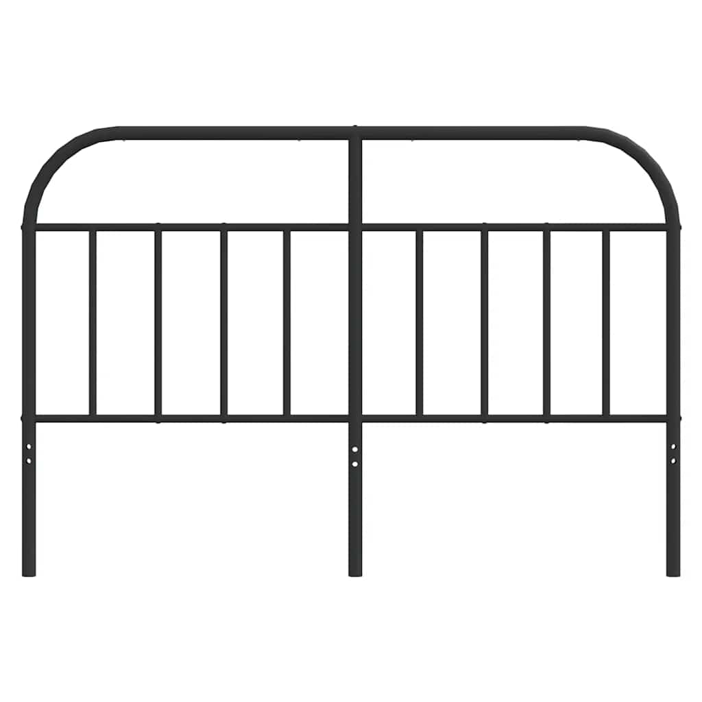 fekete fém csere fejtámla 150 cm