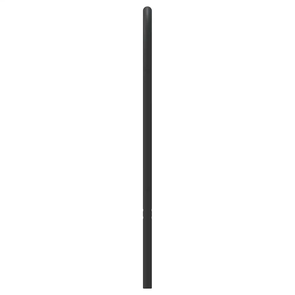 fekete fém csere fejtámla 150 cm