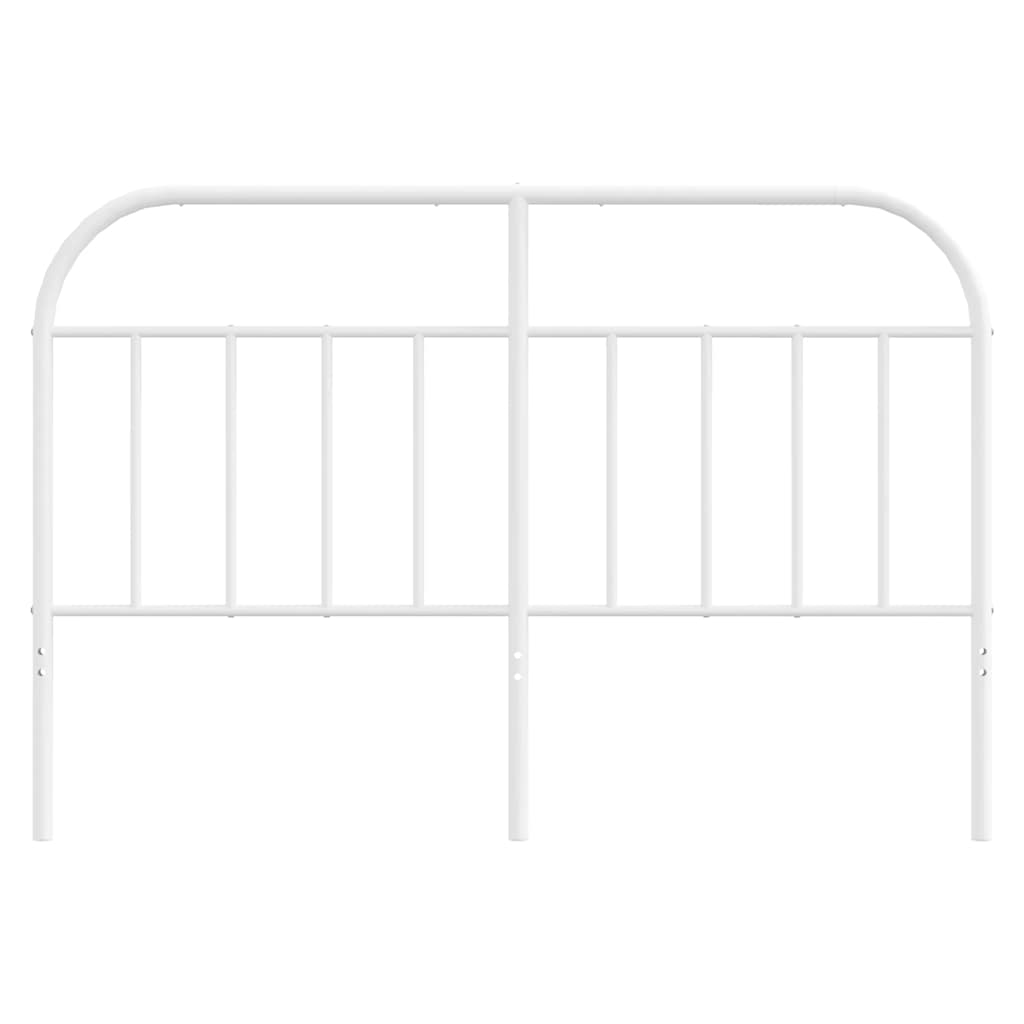 fehér fém csere fejtámla 135 cm