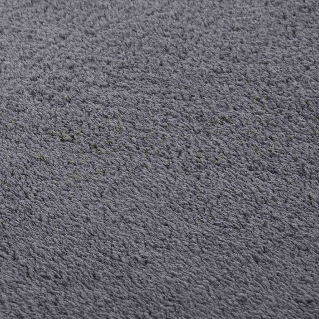 antracitszürke Shaggy szőnyeg 240 x 340 cm poliészter