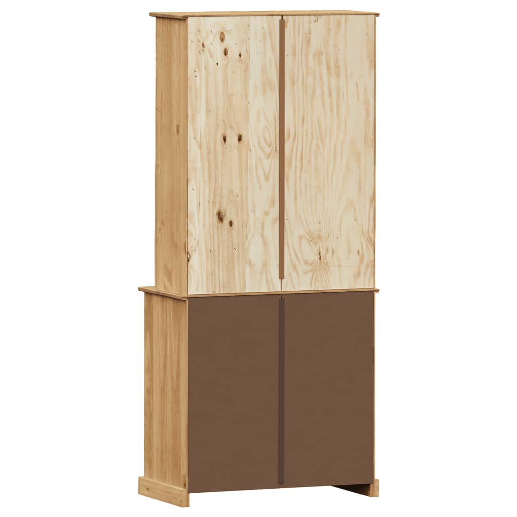 VIGO tömör fenyőfa magasszekrény 78x40x175 cm