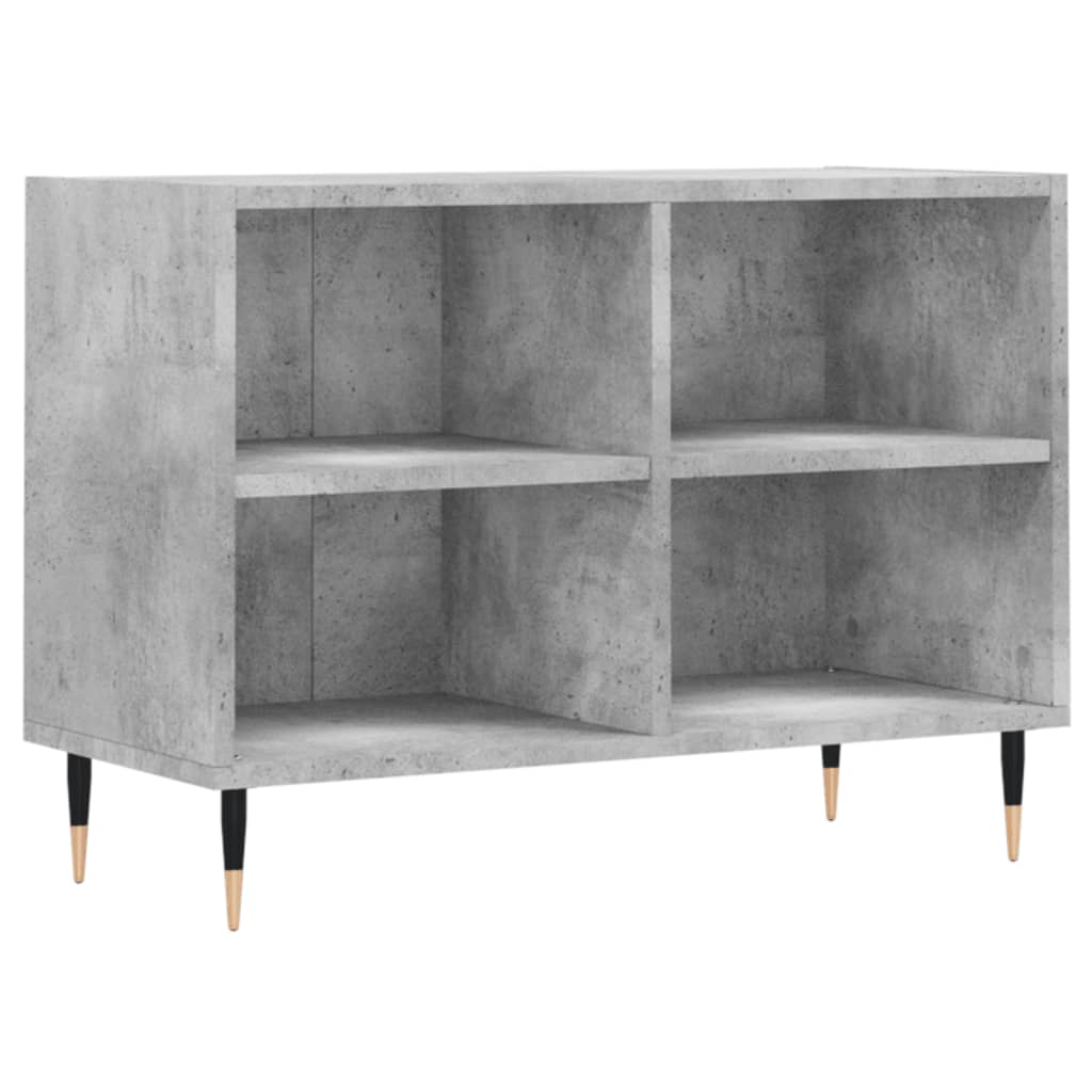 betonszürke szerelt fa TV-szekrény 69,5x30x50 cm
