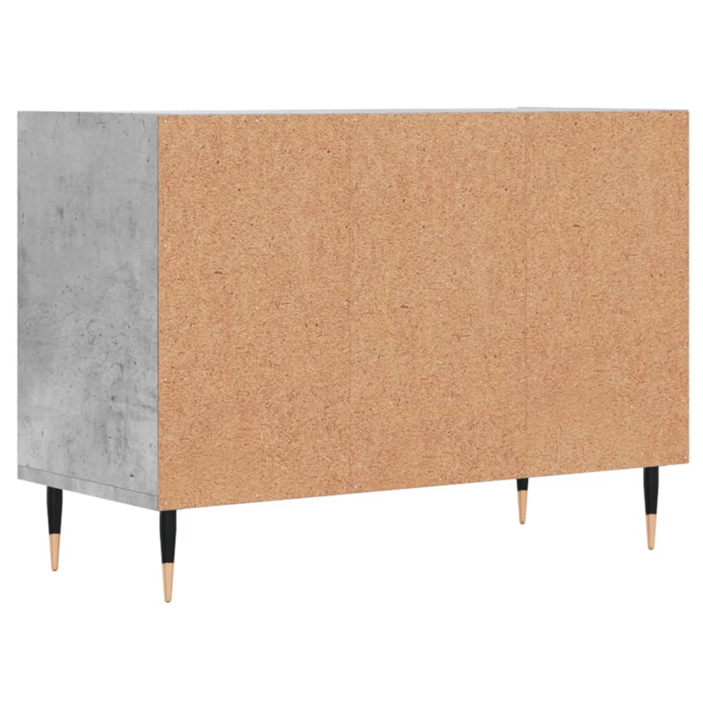 betonszürke szerelt fa TV-szekrény 69,5x30x50 cm