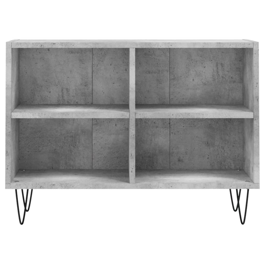 betonszürke szerelt fa TV-szekrény 69,5x30x50 cm