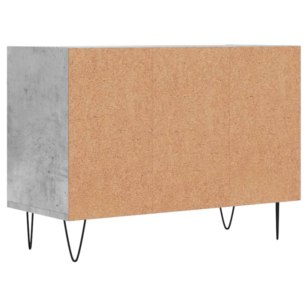 betonszürke szerelt fa TV-szekrény 69,5x30x50 cm