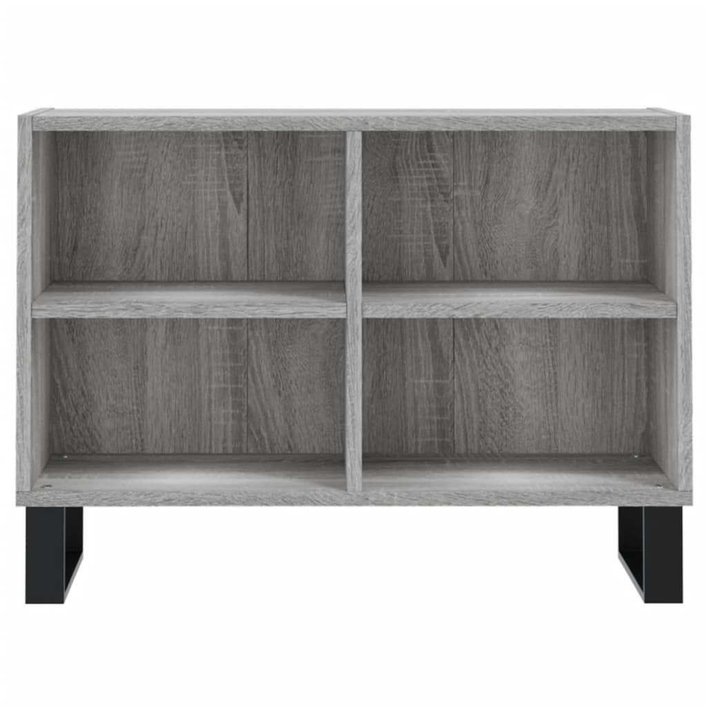 szürke sonoma színű szerelt fa TV-szekrény 69,5 x 30 x 50 cm
