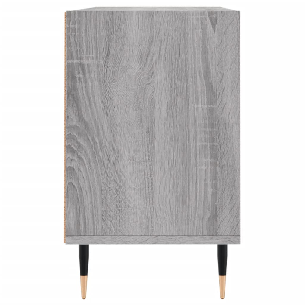 szürke sonoma színű szerelt fa TV-szekrény 103,5x30x50 cm