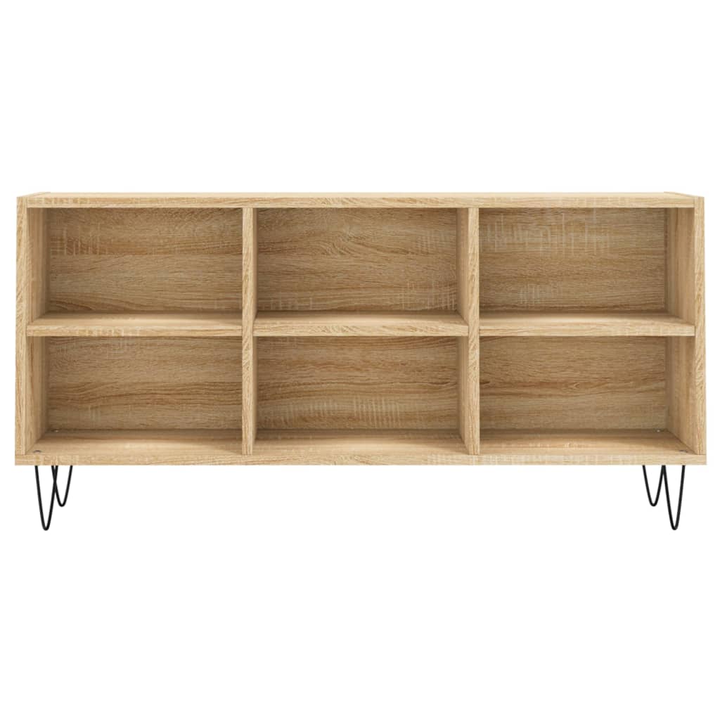 sonoma tölgy színű szerelt fa TV-szekrény 103,5x30x50 cm