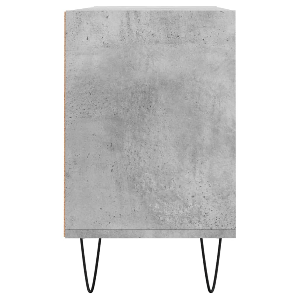 betonszürke szerelt fa TV-szekrény 103,5x30x50 cm