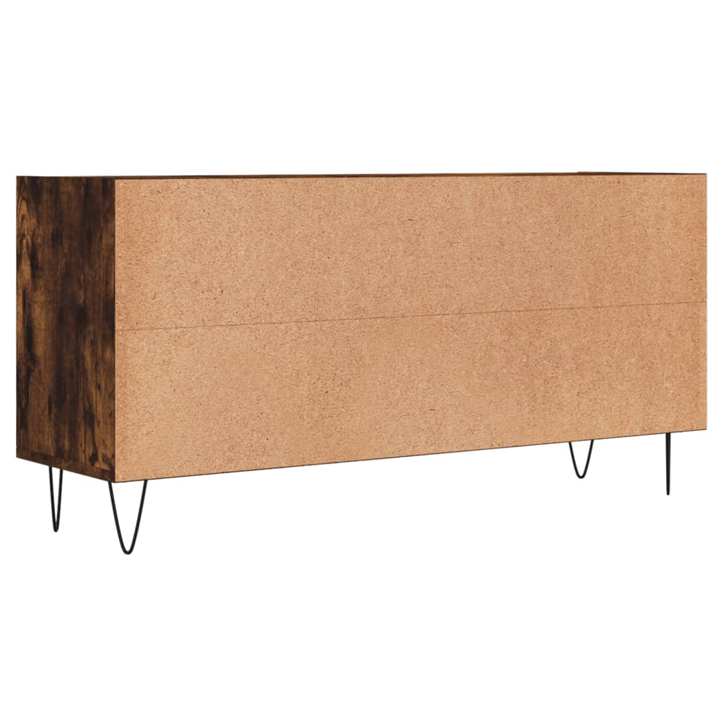 füstös tölgy színű szerelt fa TV-szekrény 103,5x30x50 cm