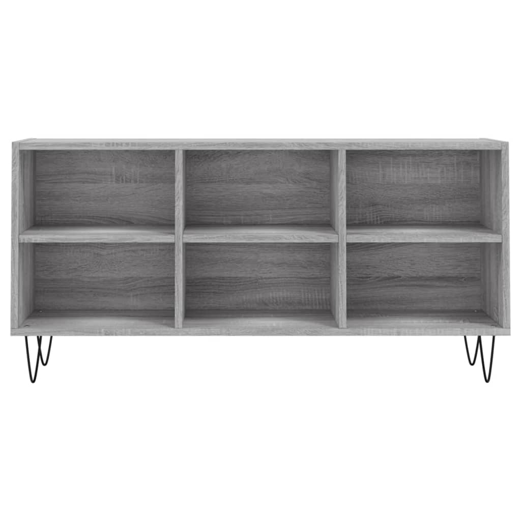 szürke sonoma színű szerelt fa TV-szekrény 103,5x30x50 cm