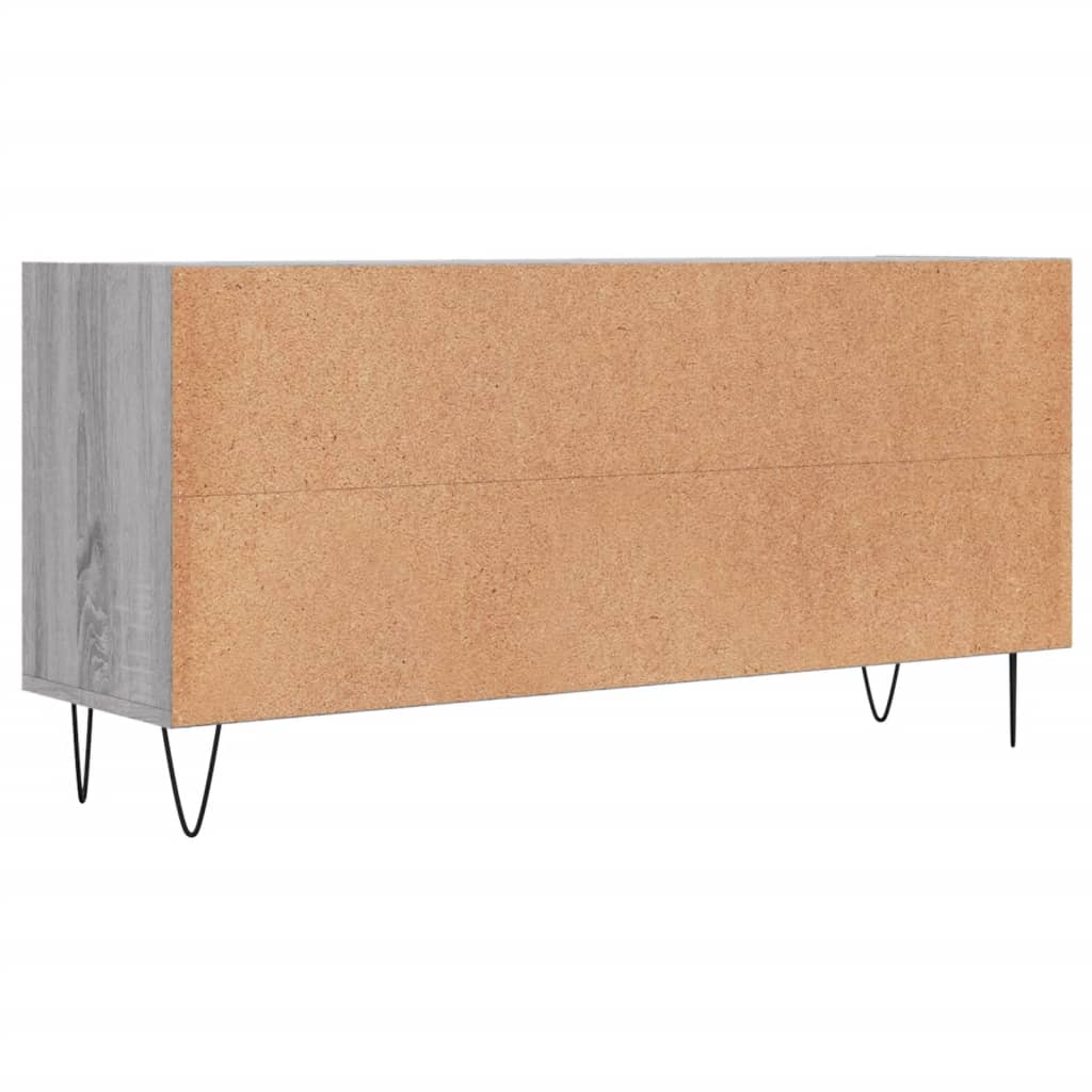szürke sonoma színű szerelt fa TV-szekrény 103,5x30x50 cm
