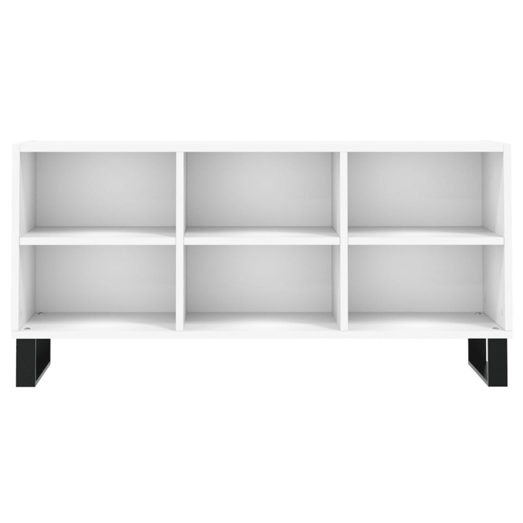 fehér szerelt fa TV-szekrény 103,5x30x50 cm