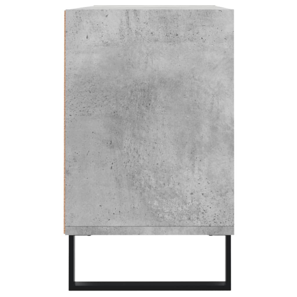 betonszürke szerelt fa TV-szekrény 103,5x30x50 cm