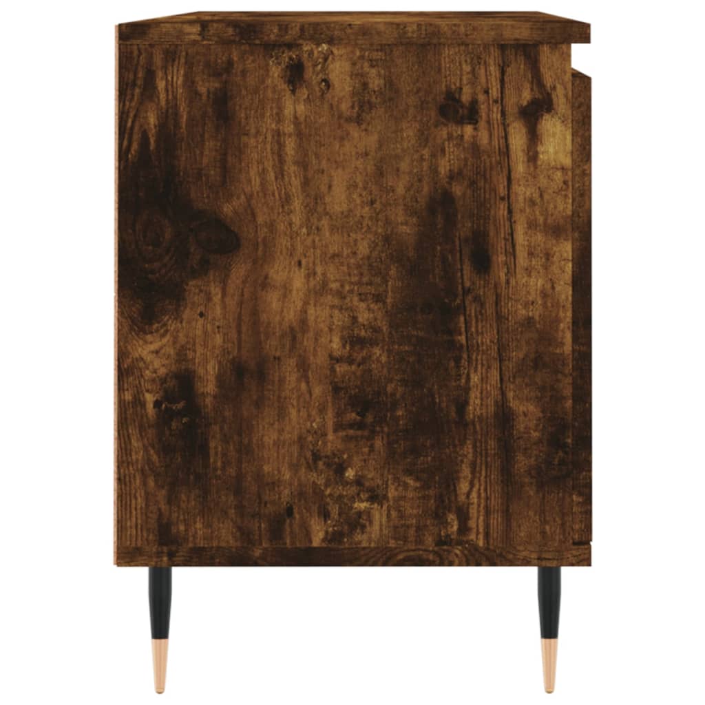 füstös tölgy színű szerelt fa TV-szekrény 104x35x50 cm