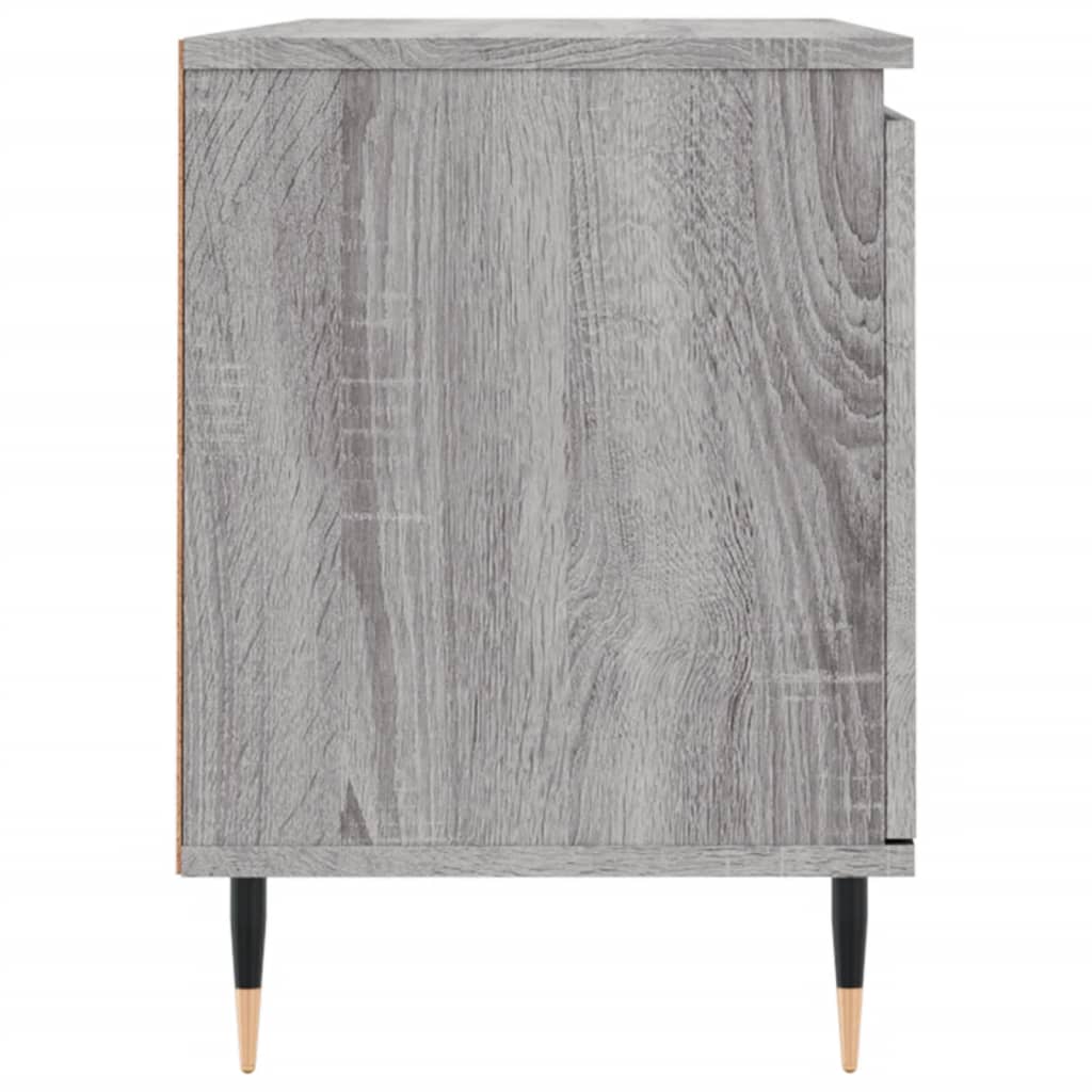 szürke sonoma színű szerelt fa TV-szekrény 104x35x50 cm