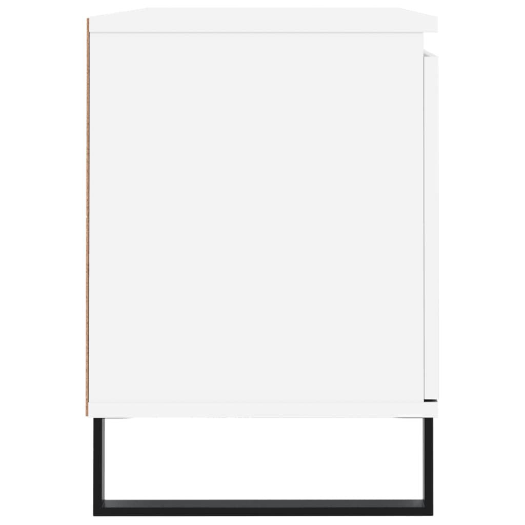 fehér szerelt fa TV-szekrény 104 x 35 x 50 cm
