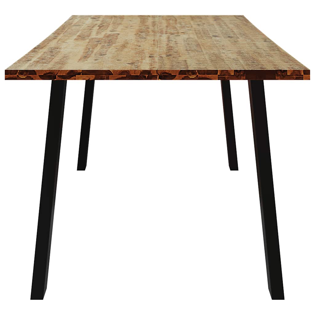 tömör akácfa kerti étkezőasztal 150 x 90 x 75 cm