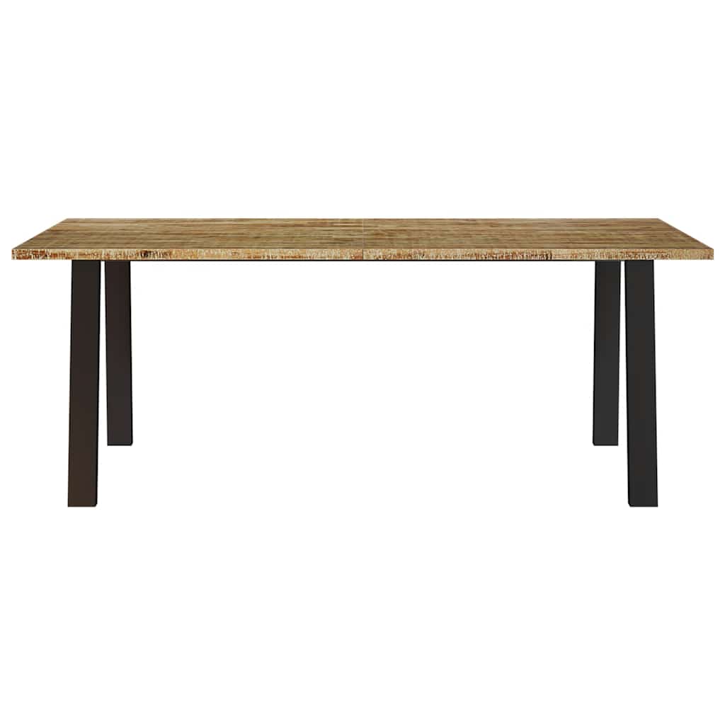 tömör akácfa étkezőasztal 200x90x75 cm