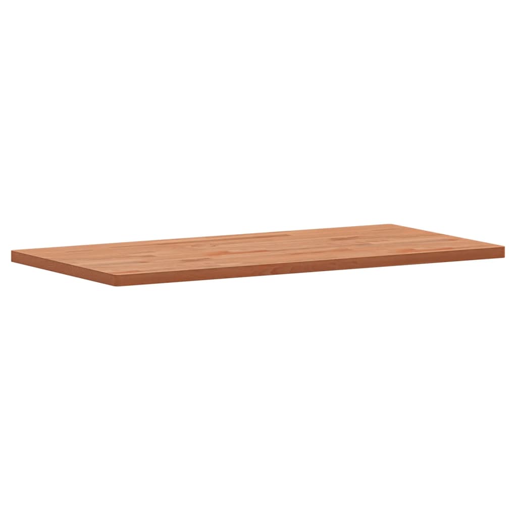 tömör bükkfa téglalap alakú asztallap 100x50x2,5 cm