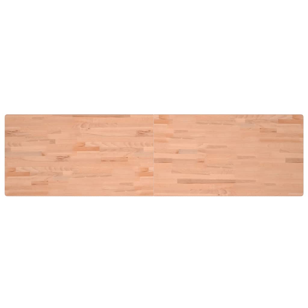 tömör bükkfa és fém munkaasztallap 200x55x81,5 cm