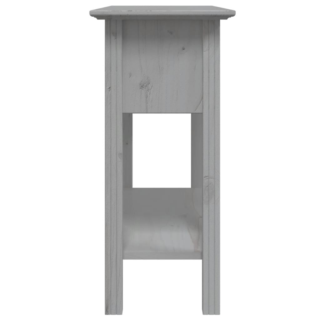 BODO sötétszürke tömör fenyőfa tálalóasztal 91x35x74 cm