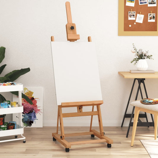 tömör bükkfa festőállvány 55x53,5x178 cm