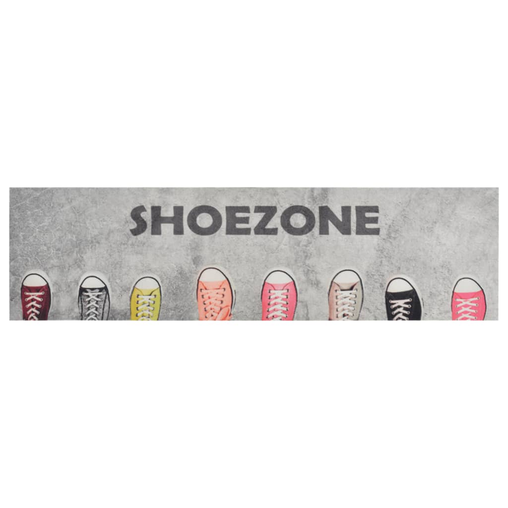 mosható shoezone feliratos bársony konyhaszőnyeg 45x150 cm