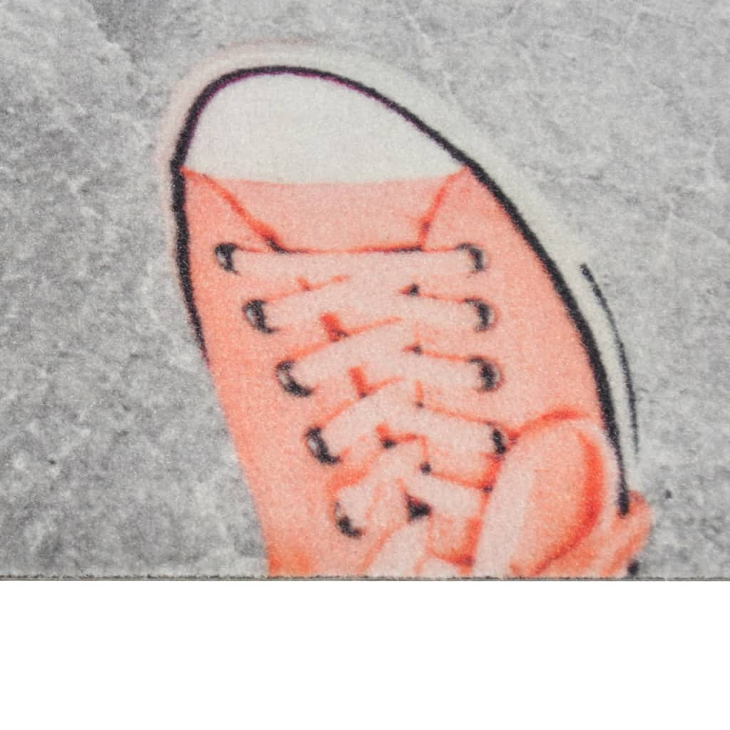 mosható shoezone feliratos bársony konyhaszőnyeg 45x150 cm