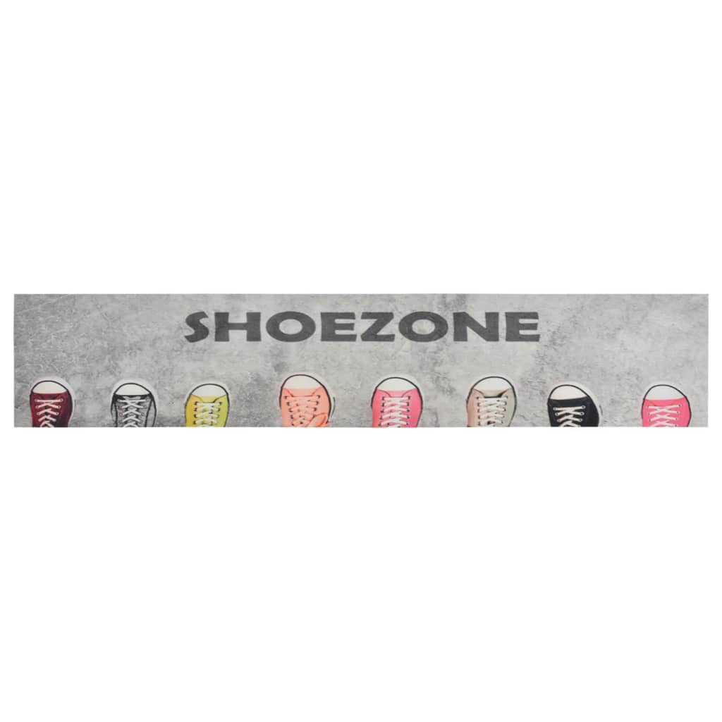 mosható shoezone feliratos bársony konyhaszőnyeg 60x300 cm