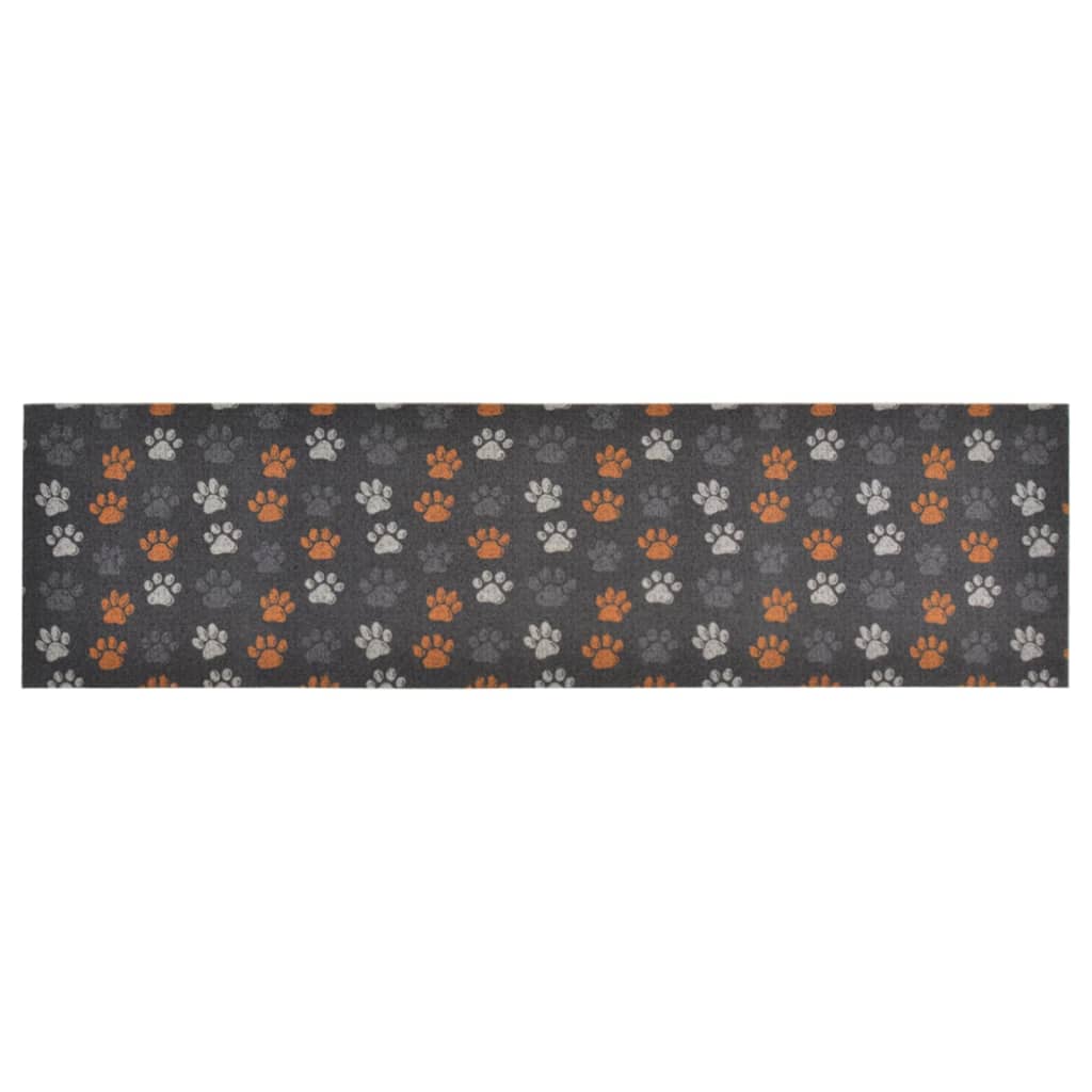 mosható tappancsmintás bársony konyhaszőnyeg 45 x 150 cm