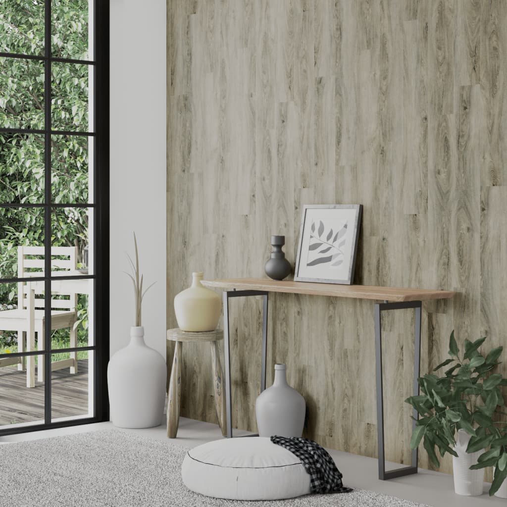 szürke fa megjelenésű PVC fali panel 4,12 m²