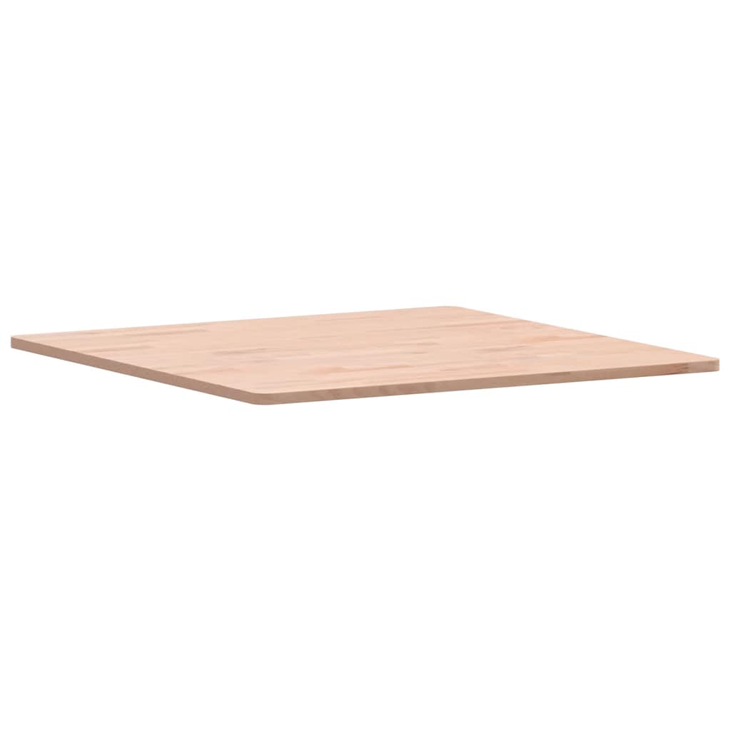 tömör bükkfa négyzet alakú asztallap 70 x 70 x 1,5 cm
