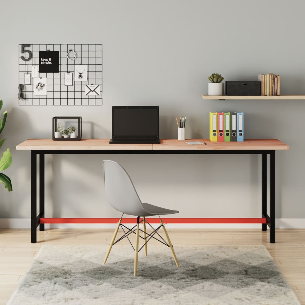 tömör bükkfa íróasztallap 200 x 55 x 2,5 cm