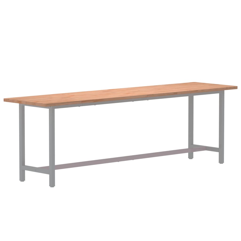 tömör bükkfa íróasztallap 220 x 55 x 2,5 cm