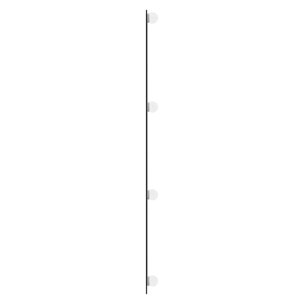 téglalap alakú üveg falitükör LED fényekkel 30 x 100 cm