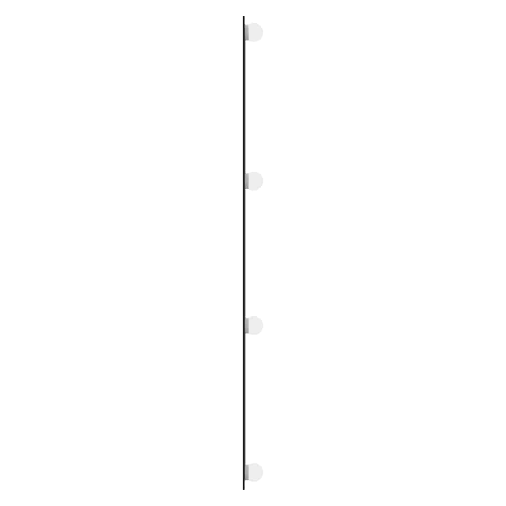 téglalap alakú üveg falitükör LED fényekkel 40 x 100 cm