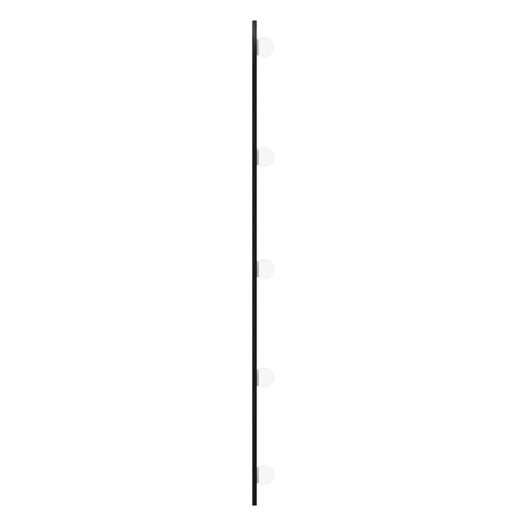 ovális üveg falitükör LED fényekkel 45 x 100 cm