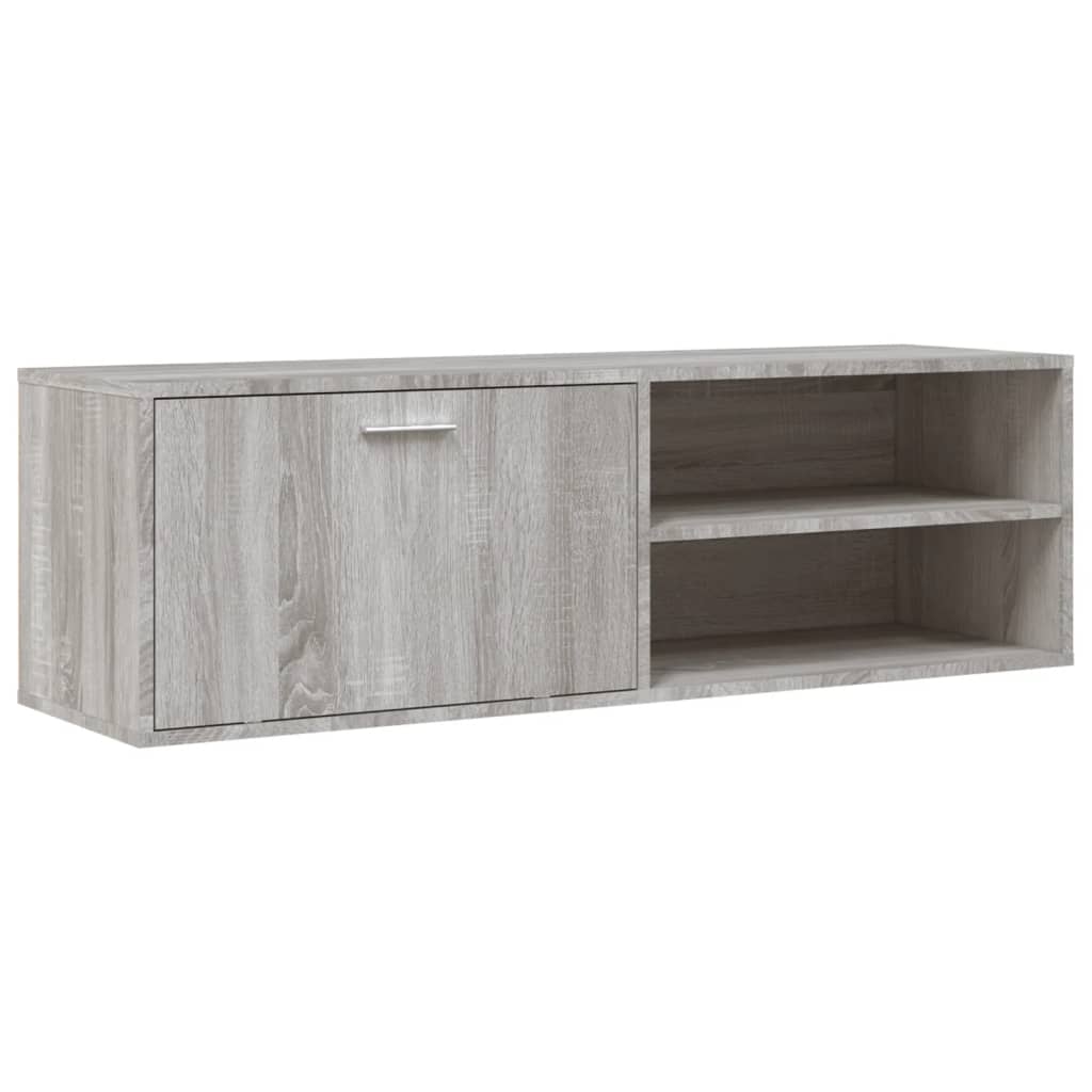 szürke sonoma szerelt fa TV-szekrény 120 x 34 x 37 cm