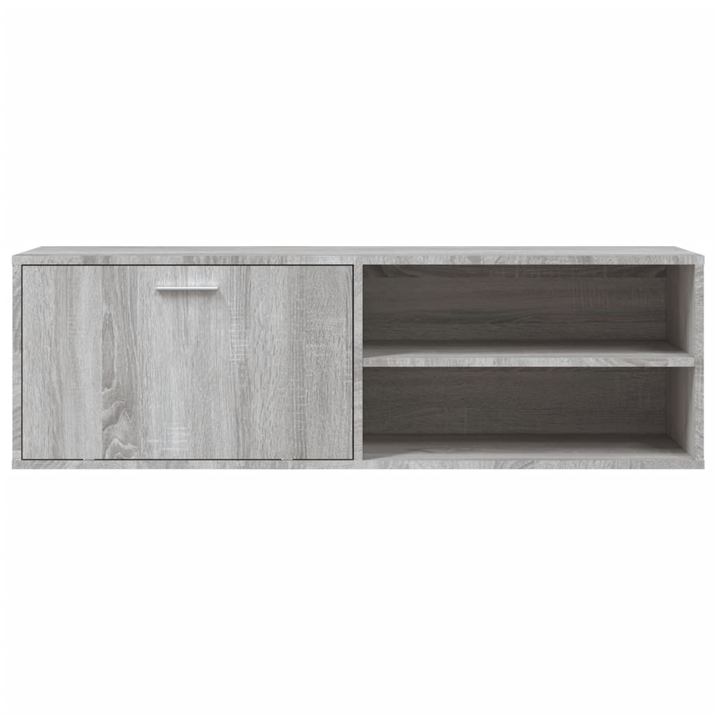 szürke sonoma szerelt fa TV-szekrény 120 x 34 x 37 cm