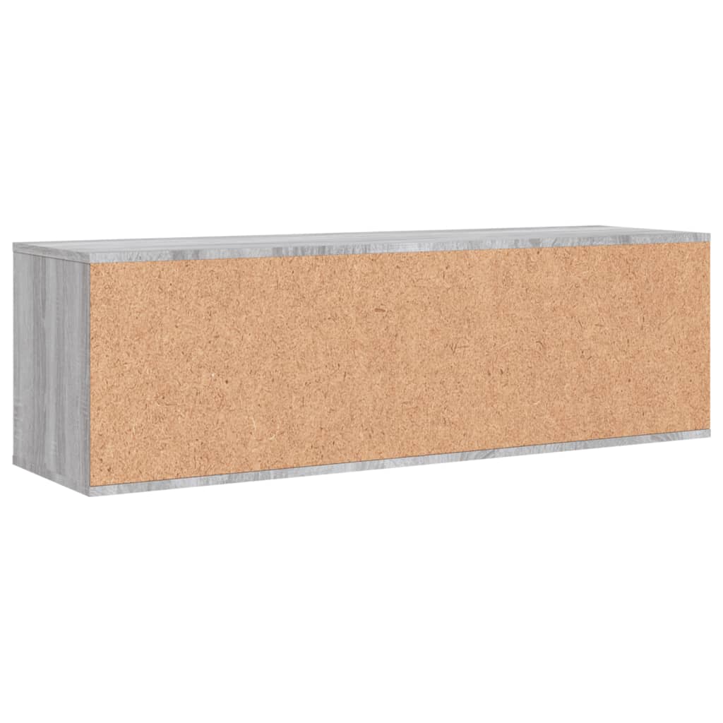 szürke sonoma szerelt fa TV-szekrény 120 x 34 x 37 cm