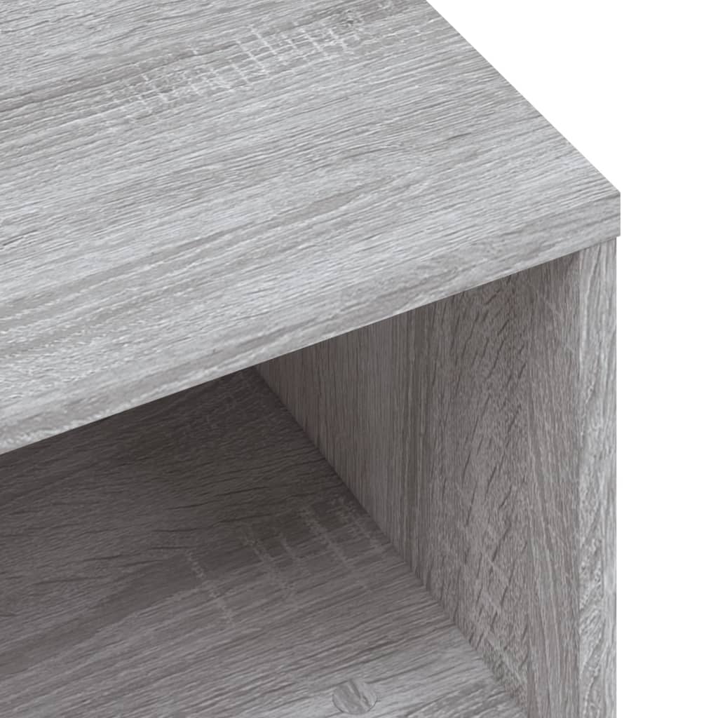 szürke sonoma szerelt fa TV-szekrény 120 x 34 x 37 cm